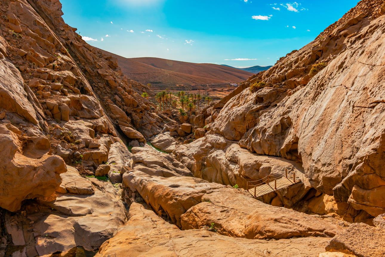 Barranco en Fuerteventura